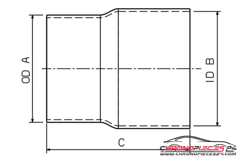 Achat de ROMAX 833035 Manchon de raccord de tuyau 35 x 38,5 x 75 mm pas chères