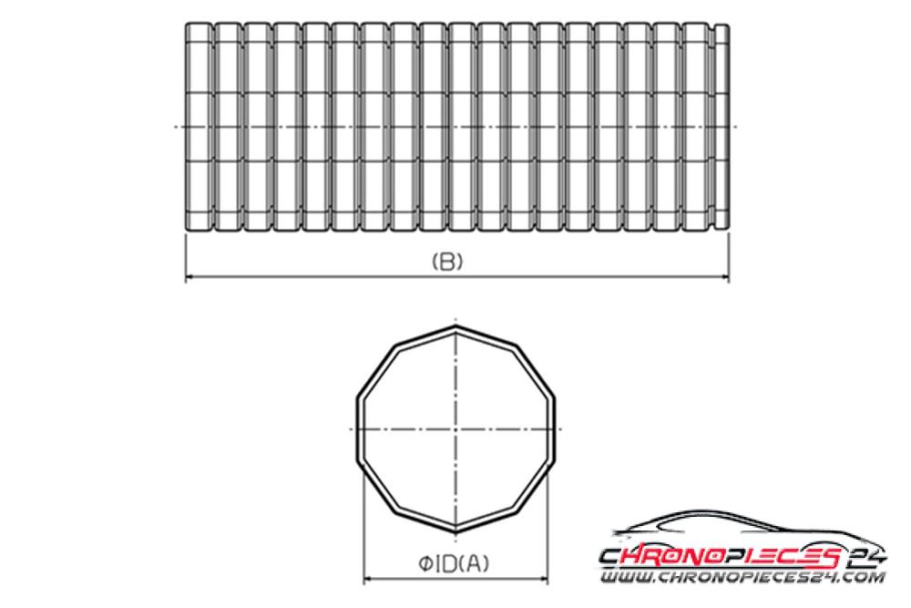 Achat de ROMAX 813110 Tube flexible 108 mm pas chères