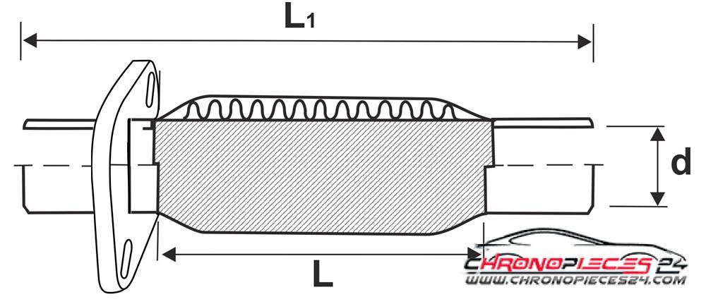 Achat de ROMAX 883187 Pièce flexible Hardflex 52 mm / 272 mm pas chères