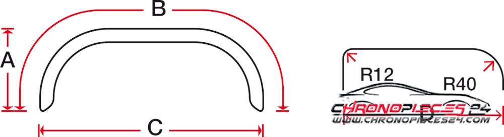 Achat de TIREX D34099/1 Pare-boue tandem D=210 mm pas chères