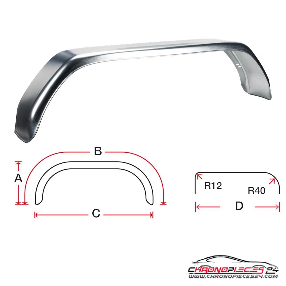 Achat de TIREX D34100/1 Pare-boue tandem D=230 mm pas chères