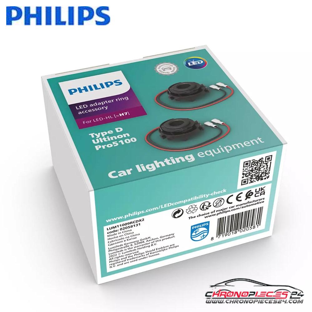 Achat de PHILIPS 11009RCDX2 Bague d'adaptation Led pas chères