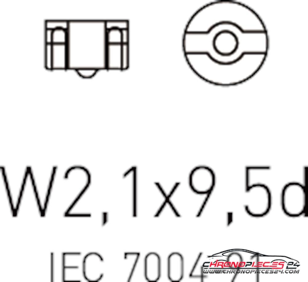 Achat de NEGLIN N 14216 Lampe stop/signalisation 12V WY16W pas chères