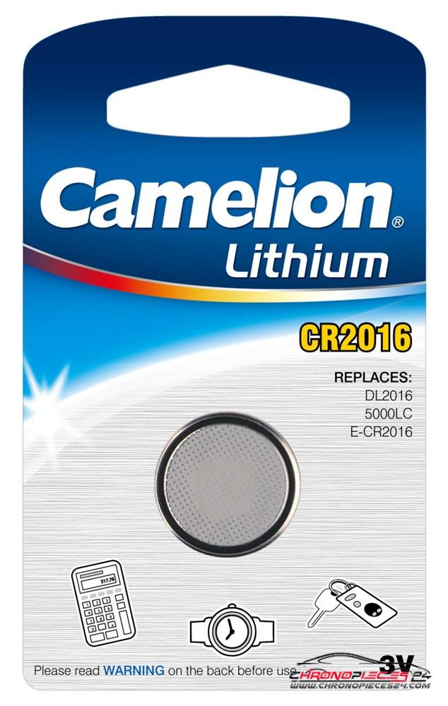 Achat de CAMELION CR2016 C Pile bouton Lithium CR2016 pas chères