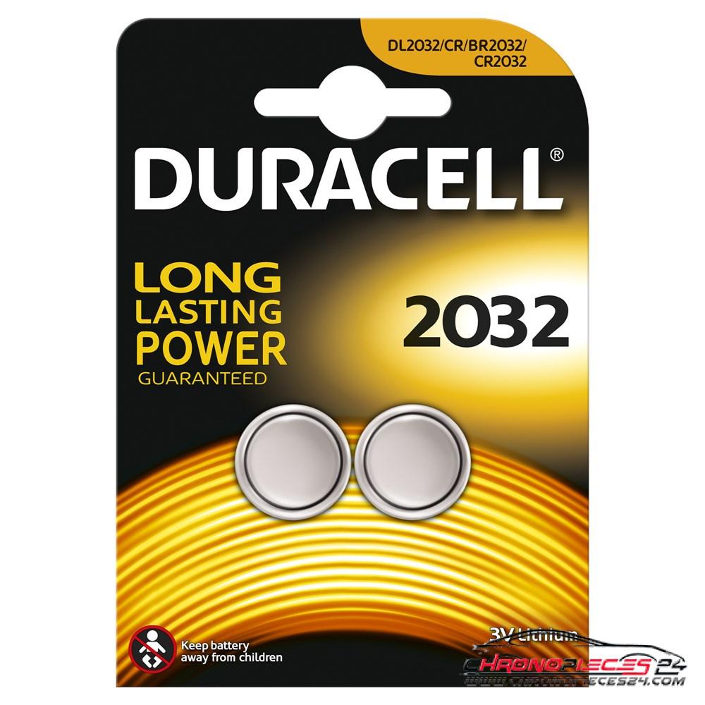 Achat de DURACE CR2032/2 D Pile bouton Lithium CR2032 pas chères