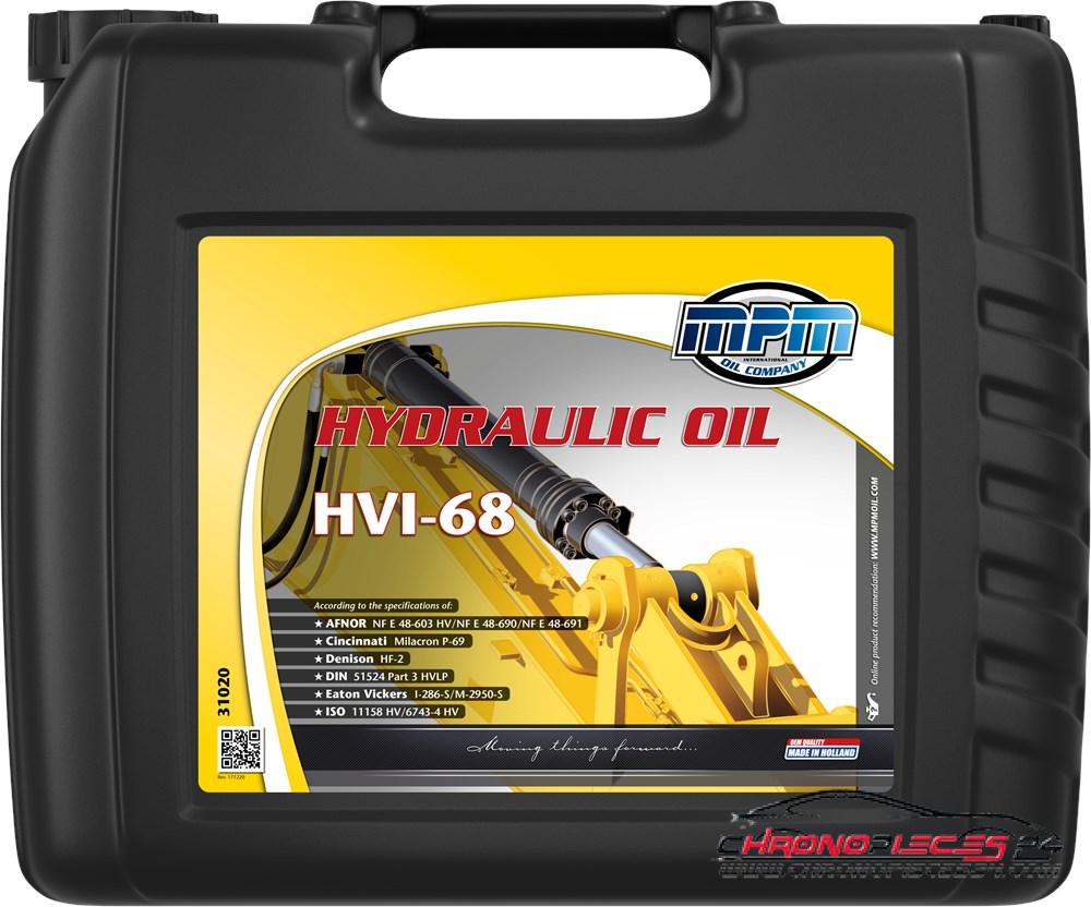 Achat de MPM 31020 Huile hydraulique HVI Hydraulic Oil HVI 68 20l Jerrycan pas chères