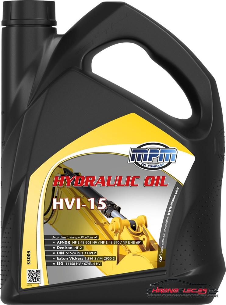 Achat de MPM 33005 Huile hydraulique HVI Hydraulic Oil HVI 15 5l Jerrycan pas chères