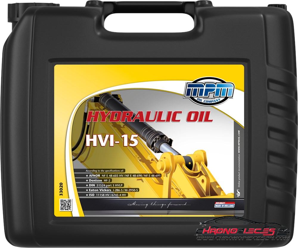 Achat de MPM 33020 Huile hydraulique HVI Hydraulic Oil HVI 15 20l Jerrycan pas chères