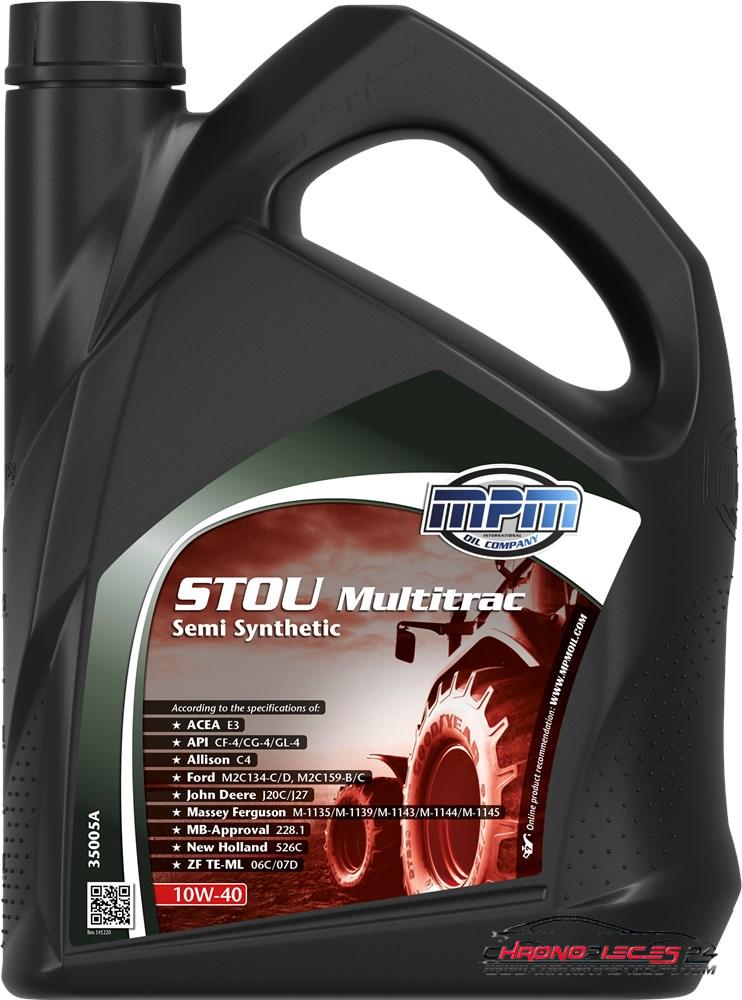 Achat de MPM 35005A Huile de tracteur STOU 10W-40 GL-4 Multitrac Semi Synthetic 5l pas chères