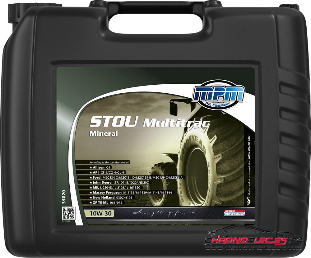 Achat de MPM 35020 Huile de tracteur STOU 10W-30 GL-4 Multitrac Mineral 20l pas chères