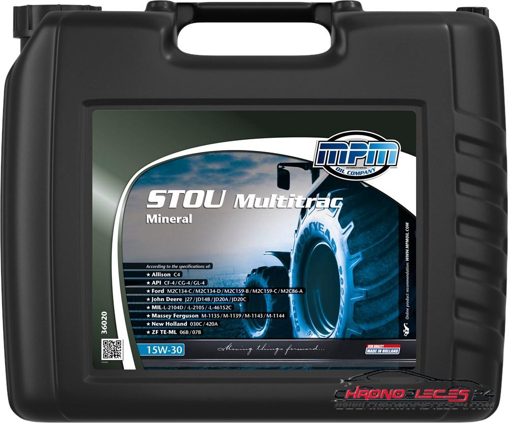 Achat de MPM 36020 Huile de tracteur STOU 15W-30 GL-4 Multitrac Mineral 20l pas chères