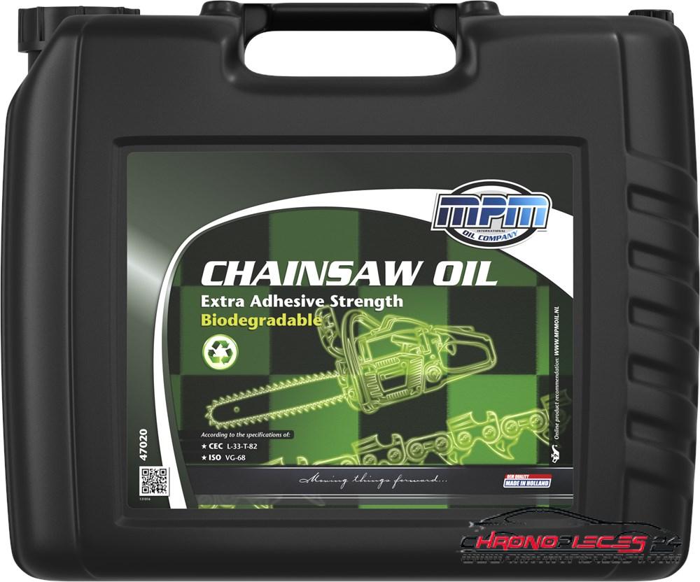 Achat de MPM 47020 Huile pour scie à chaîne Chainsaw Oil ISO-VG 68 Biodegradable 20l Jerrycan pas chères