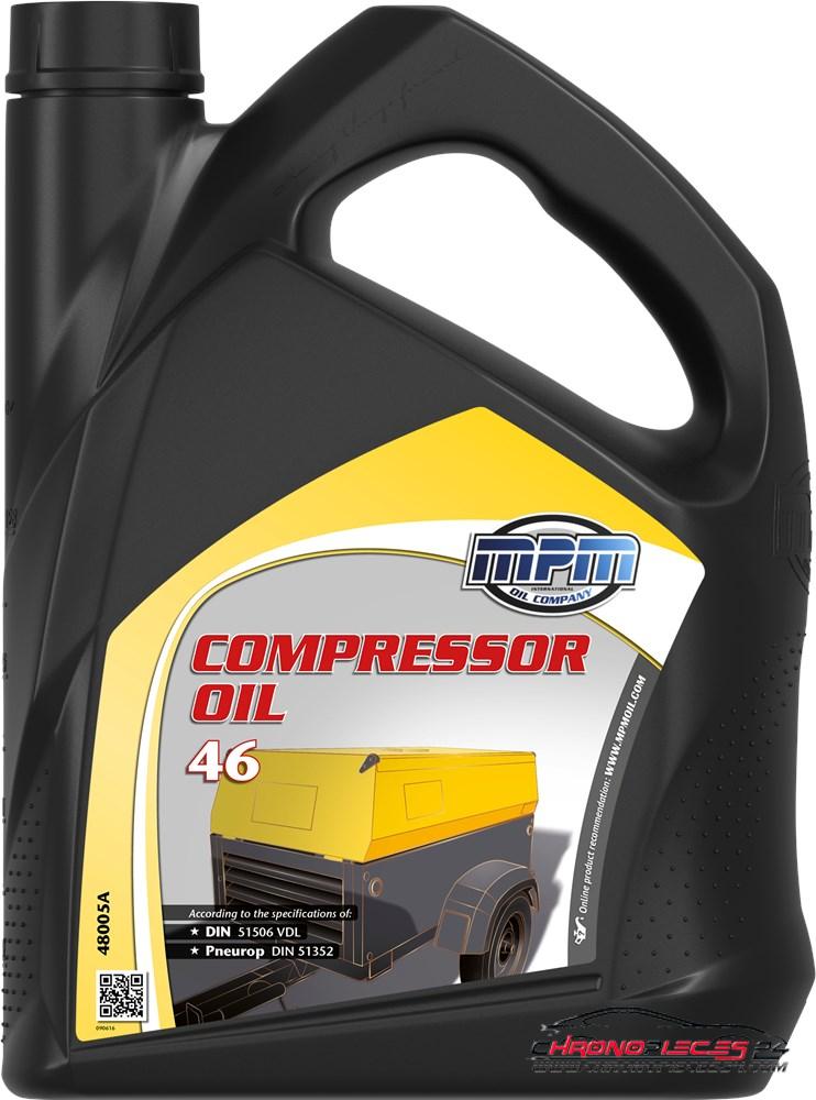 Achat de MPM 48005A Huile de compresseur Compressor Oil 46 5l pas chères