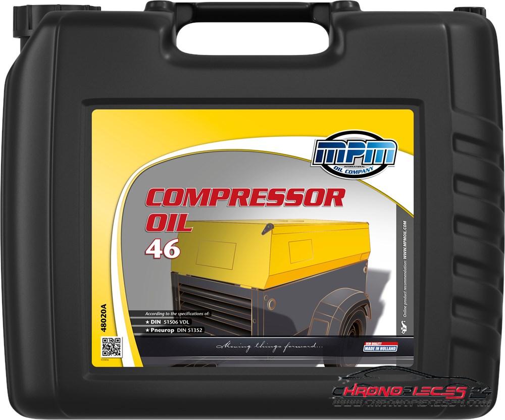 Achat de MPM 48020A Huile de compresseur Compressor Oil 46 20l pas chères