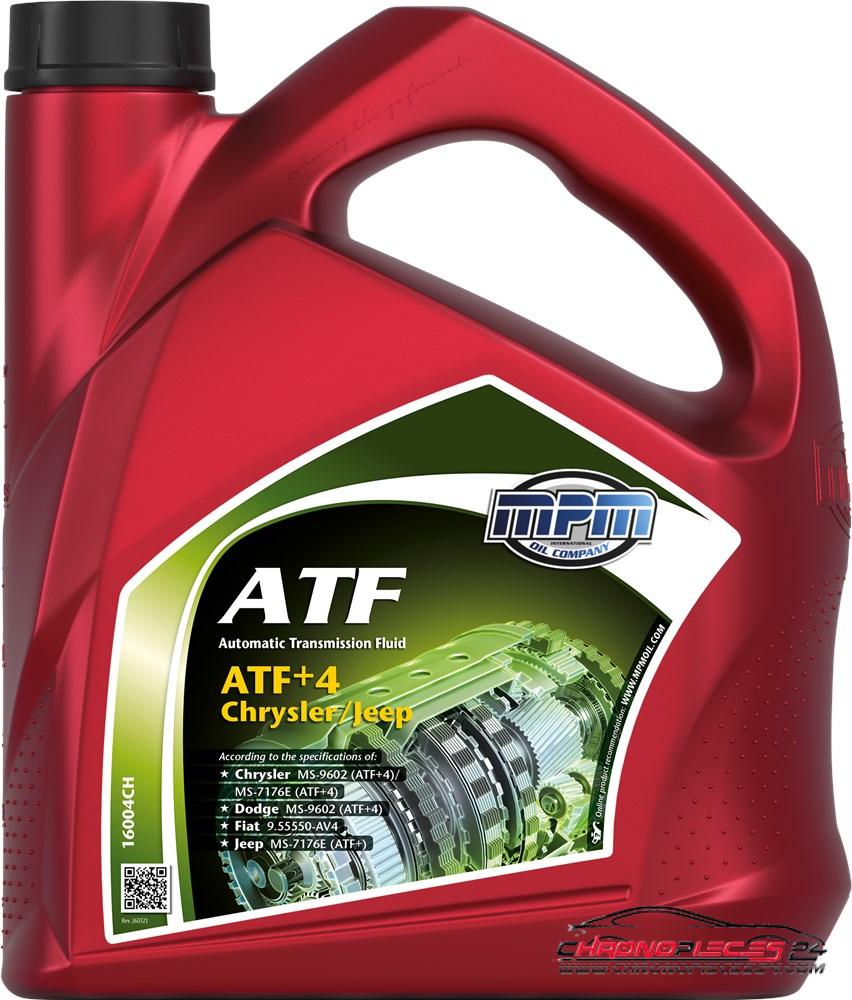 Achat de MPM 16004CH Huile de transmission synthétique ATF ATF+4 Chrysler / Jeep 4l pas chères