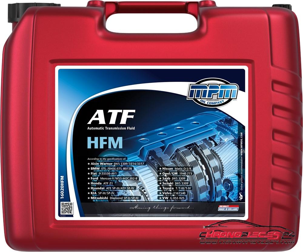 Achat de MPM 16020HFM Huile de transmission synthétique ATF HFM 20l pas chères