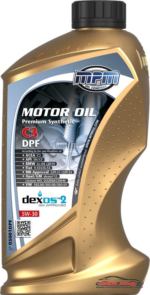 Achat de MPM 05001DPF Huile moteur synthétique 5W30 Premium C3 DPF 1l pas chères