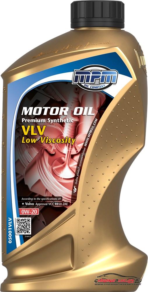 Achat de MPM 05001VLV Huile moteur synthétique 0W20 Premium Low Viscosity 1l pas chères