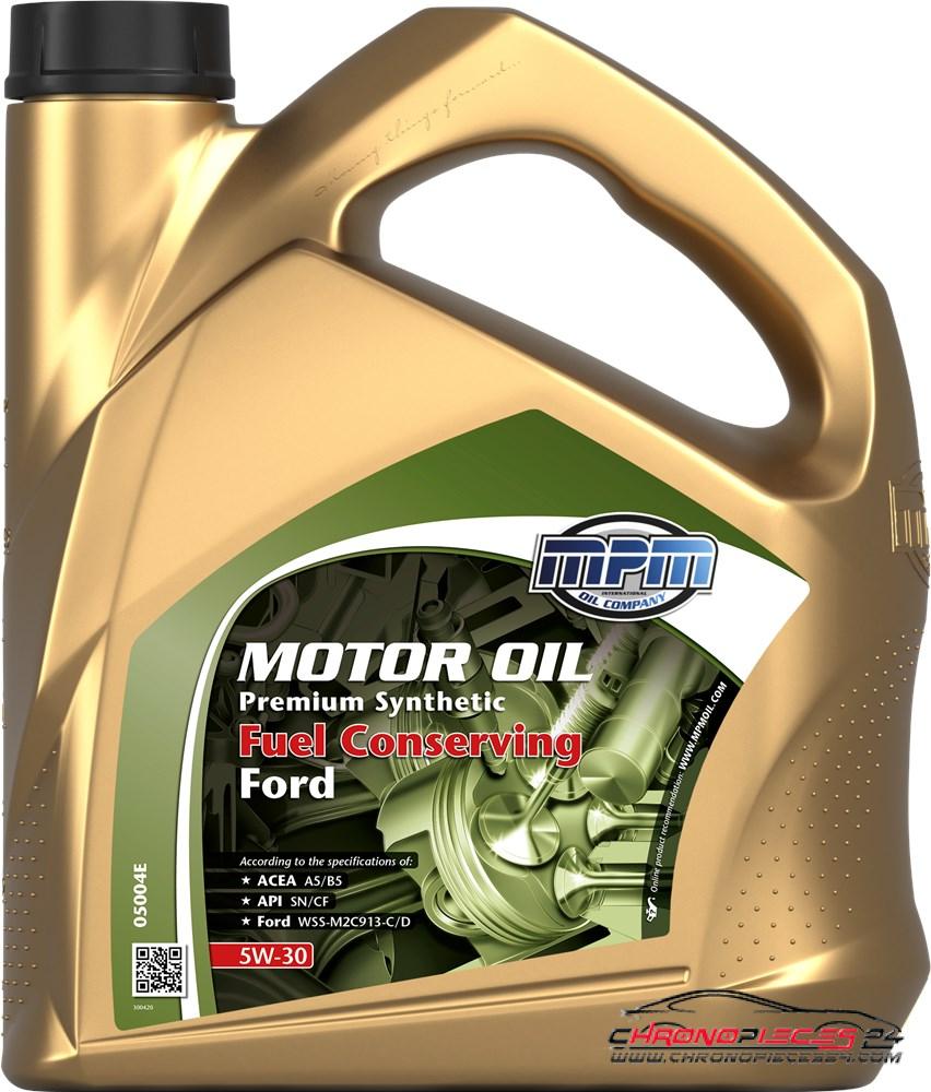 Achat de MPM 05004E Huile moteur synthétique 5W30 Premium Fuel Conserving Ford 4l pas chères