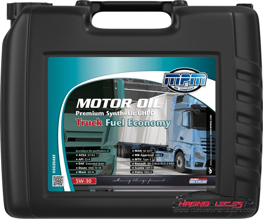 Achat de MPM 05020AEF Huile moteur synthétique 5W30 Premium UHPD Truck Fuel Economy 20l pas chères