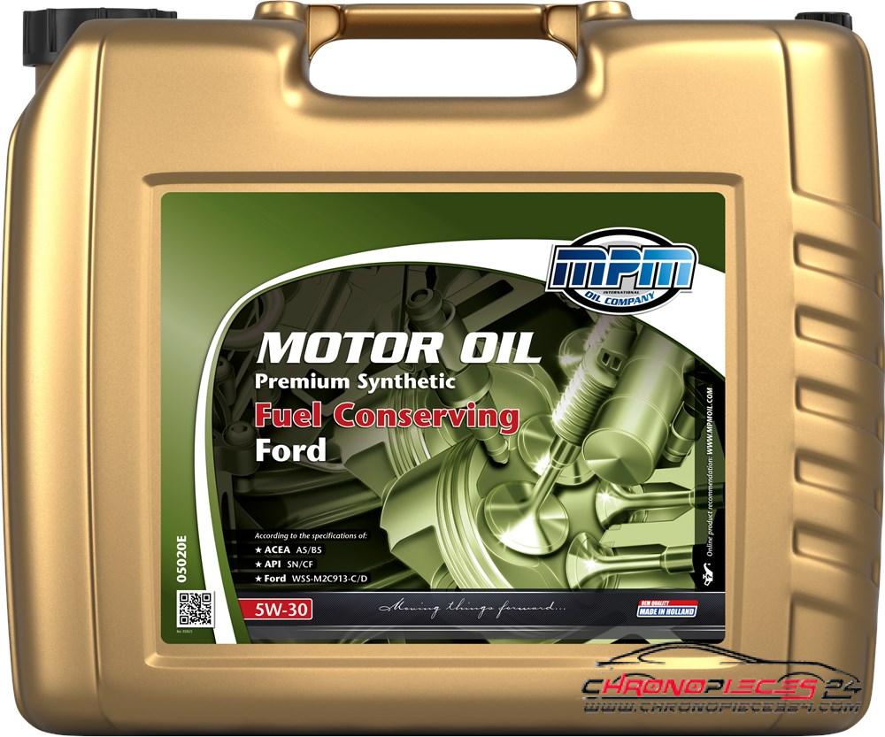 Achat de MPM 05020E Huile moteur synthétique 5W30 Premium Fuel Conserving Ford 20l pas chères