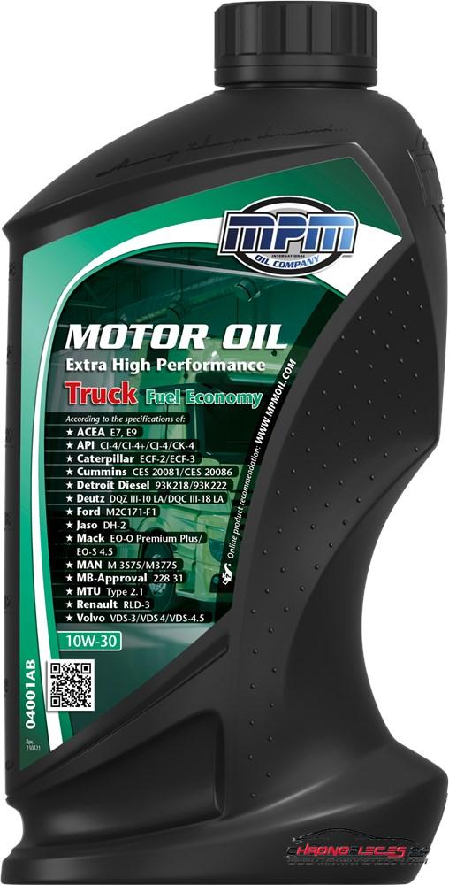 Achat de MPM 04001AB Huile moteur semi-synthétique 10W30 Extra High Performance Truck Fuel Economy 1l pas chères