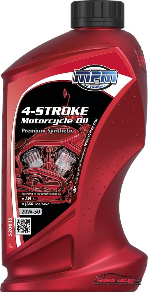 Achat de MPM 52001S Huile de motocyclette synthétique 20W50 4-Stroke Premium Synthetic 1l pas chères