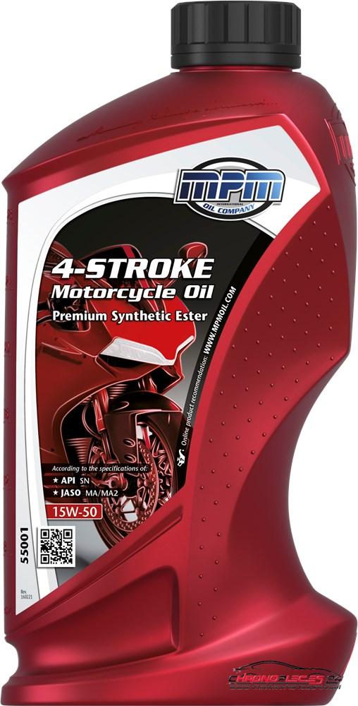 Achat de MPM 55001 Huile de motocyclette synthétique 15W50 4-Stroke Premium Synthetic Ester 1l pas chères