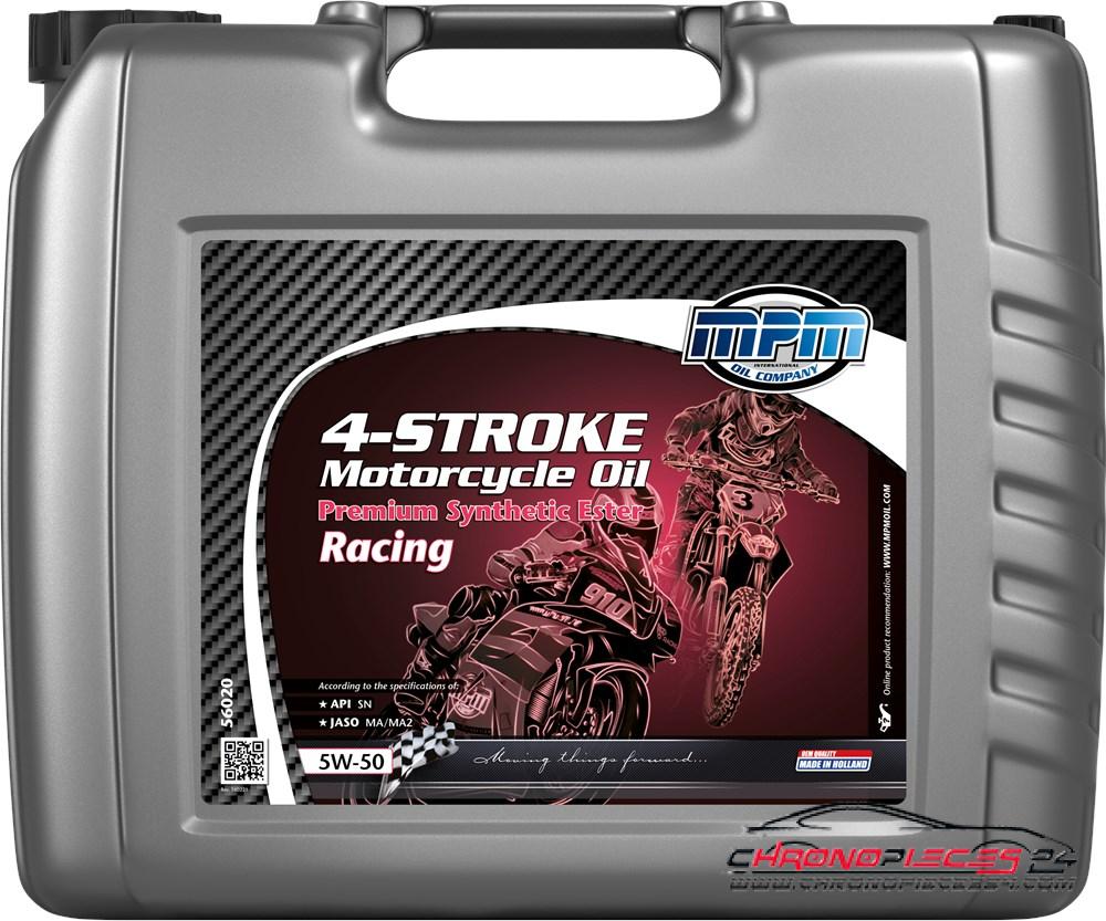 Achat de MPM 56020 Huile de motocyclette synthétique 5W50 4-Stroke Premium Synthetic Racing 20l pas chères