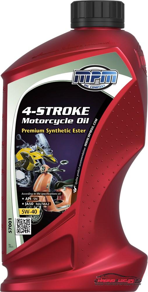 Achat de MPM 57001 Huile de motocyclette synthétique 5W40 4-Stroke Premium Synthetic 1l pas chères