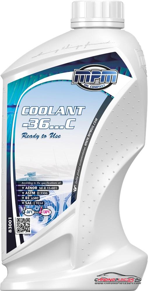 Achat de MPM 83001 Liquide de refroidissement Coolant -36°C Ready to Use 1l Flacon pas chères