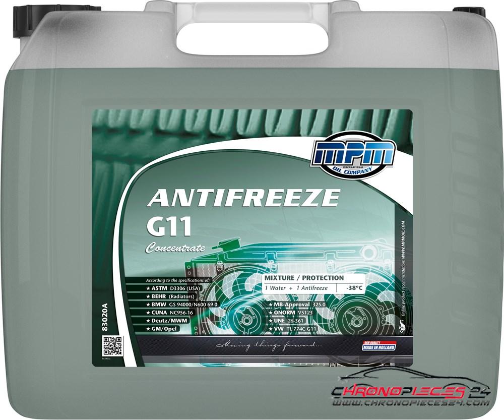 Achat de MPM 83020A Antigel Antifreeze G11 Concentrate 20l Jerrycan pas chères