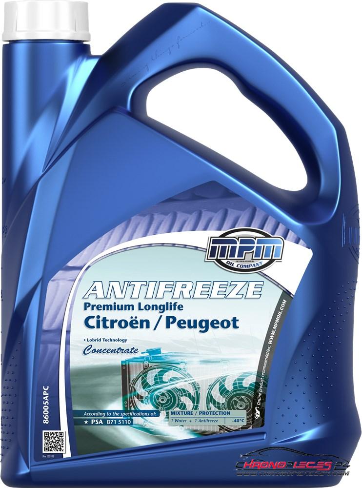 Achat de MPM 86005APC Antigel Antifreeze Premium Longlife Citroën / Peugeot concentrate 5l Jerrycan pas chères