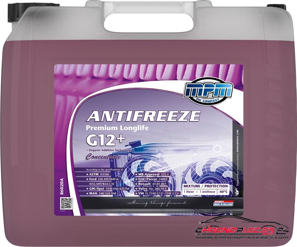 Achat de MPM 86020A Antigel Antifreeze Premium Longlife G12+ Concentrate 20l Jerrycan pas chères