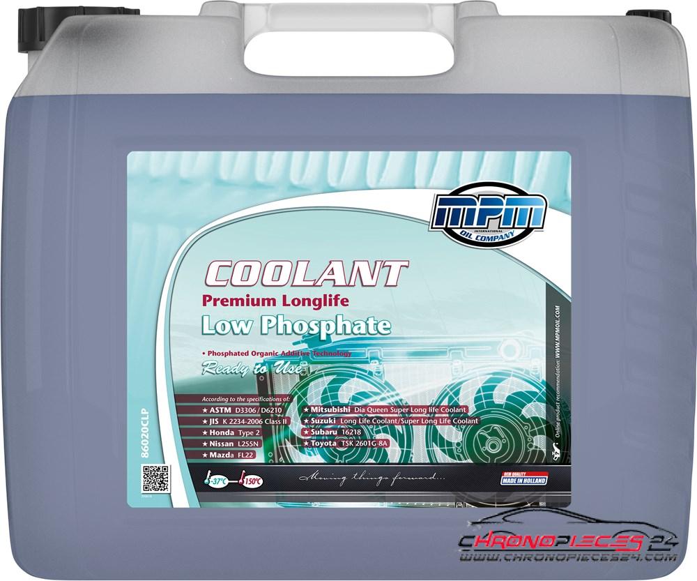 Achat de MPM 86020CLP Liquide de refroidissement Coolant Low Phosphate -37°C Ready to Use Jerrycan 20L pas chères