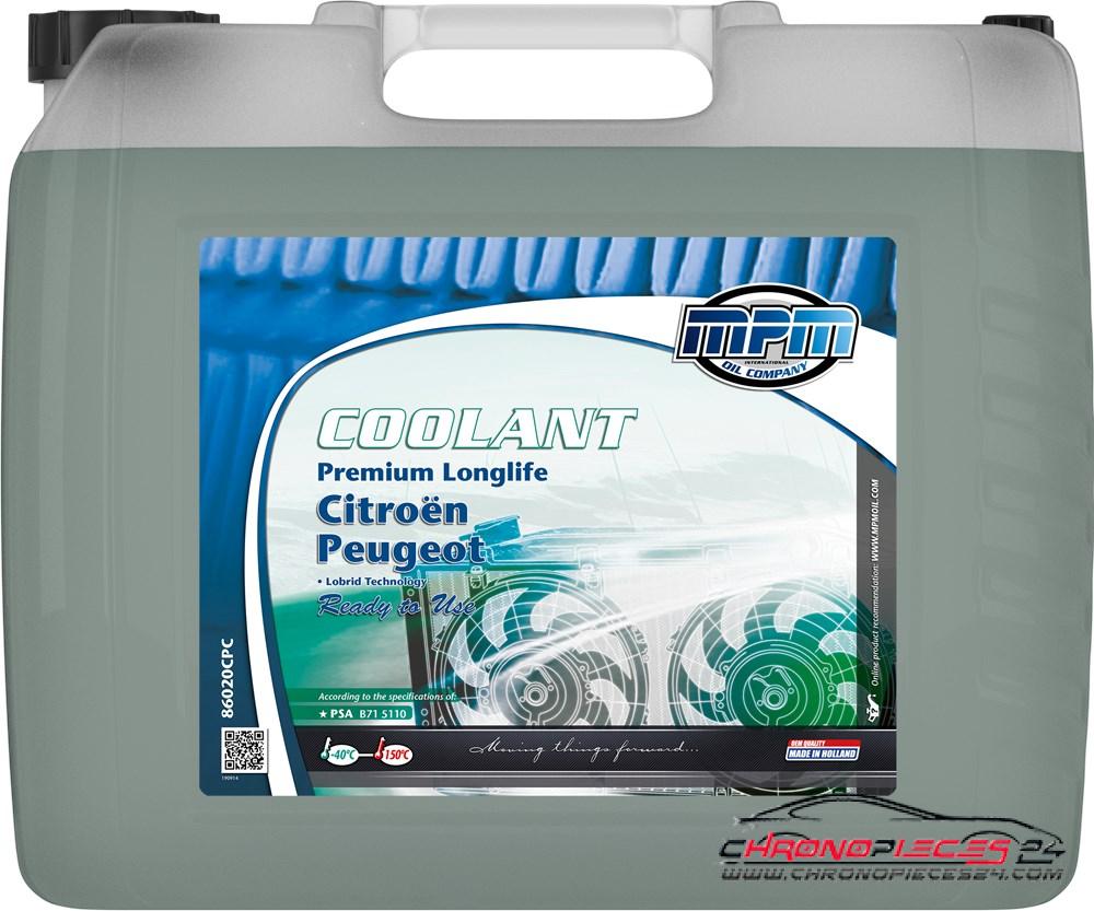 Achat de MPM 86020CPC Liquide de refroidissement Coolant Premium Longlife -40°C Citroën / Peugeot Ready to Use 20l Jerrycan pas chères