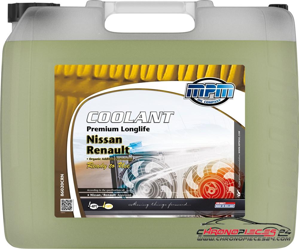 Achat de MPM 86020CRN Liquide de refroidissement Coolant Premium Longlife -40°C Renault / Nissan Ready to Use 20l Jerrycan pas chères