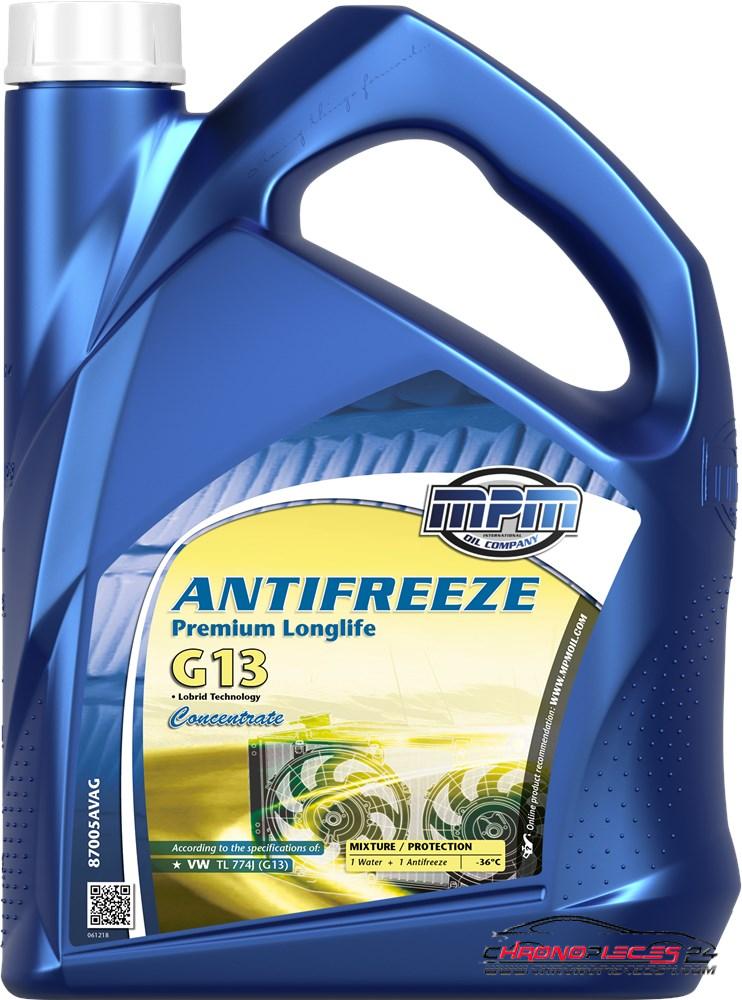 Achat de MPM 87005AVAG Antigel Antifreeze Premium Longlife G13 Concentrate 5l Jerrycan pas chères