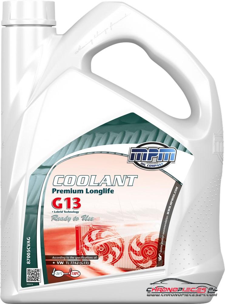 Achat de MPM 87005CVAG Liquide de refroidissement Coolant Premium Longlife -40°C G13 Ready to Use 5l Jerrycan pas chères