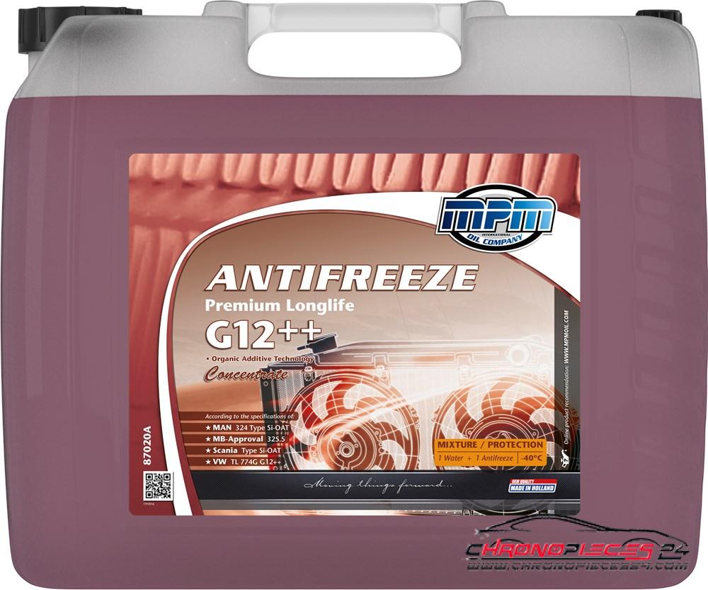 Achat de MPM 87020A Antigel Antifreeze Premium Longlife G12++ Concentrate 20l Jerrycan pas chères