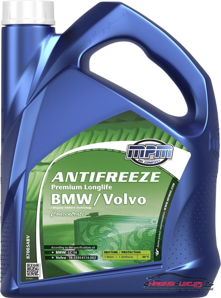 Achat de MPM 87005ABV Antigel Antigel Premium Longlife BMW / Volvo Concentré bidon 5 l pas chères