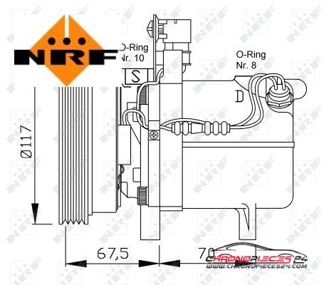 Achat de NRF 32055 Compresseur, climatisation pas chères