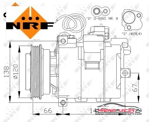 Achat de NRF 32104 Compresseur, climatisation pas chères