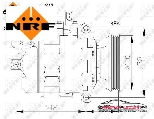 Achat de NRF 32106 Compresseur, climatisation pas chères