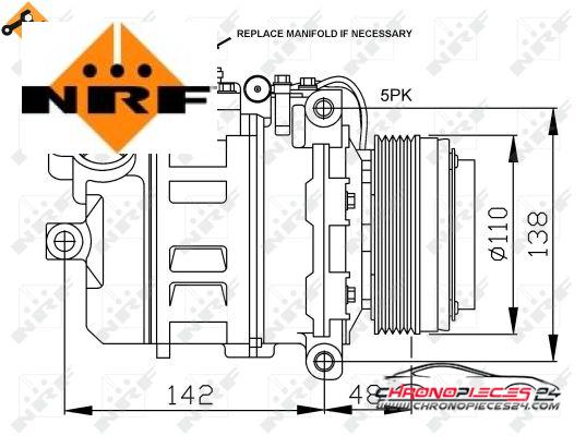 Achat de NRF 32123 Compresseur, climatisation pas chères