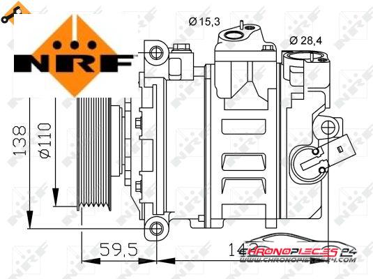 Achat de NRF 32146 Compresseur, climatisation pas chères