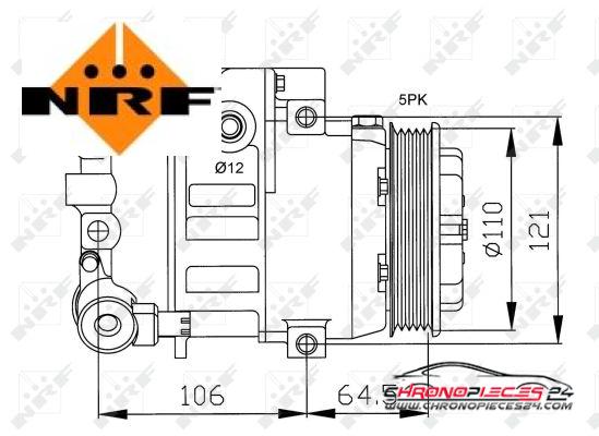 Achat de NRF 32175 Compresseur, climatisation pas chères