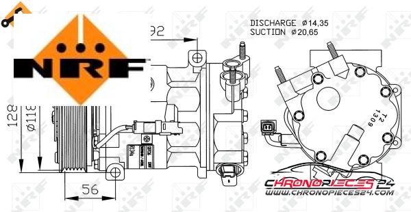 Achat de NRF 32240 Compresseur, climatisation pas chères