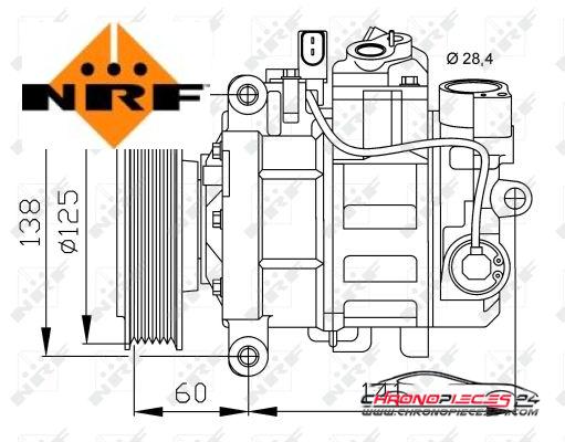 Achat de NRF 32512 Compresseur, climatisation pas chères