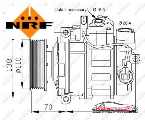 Achat de NRF 32613 Compresseur, climatisation pas chères